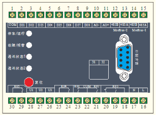 SJD550系列電動機保護(hù)控制器端子圖